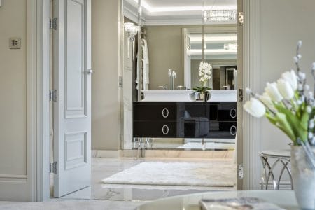 Black Glass Vanity Unit