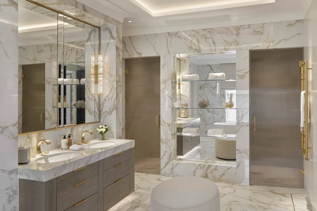 High End Luxury Spa Bathroom