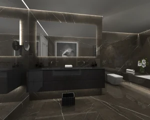 Glass Vanity Unit
