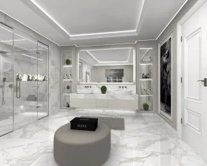 Porcelain Marble Bathroom Design