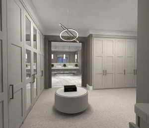 Dressing Room and Luxury Bathroom Design