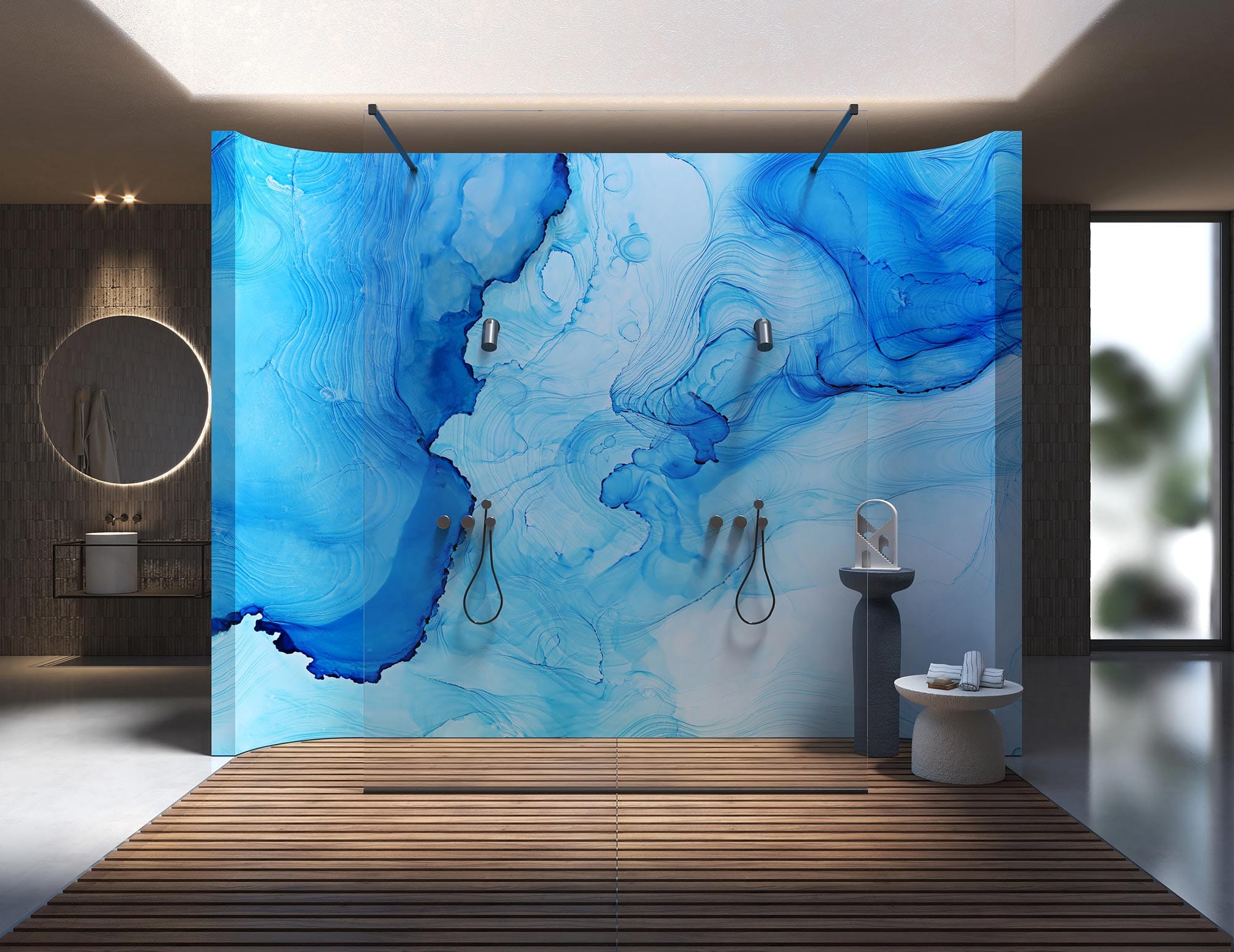 Spa Bathroom Décor Wall