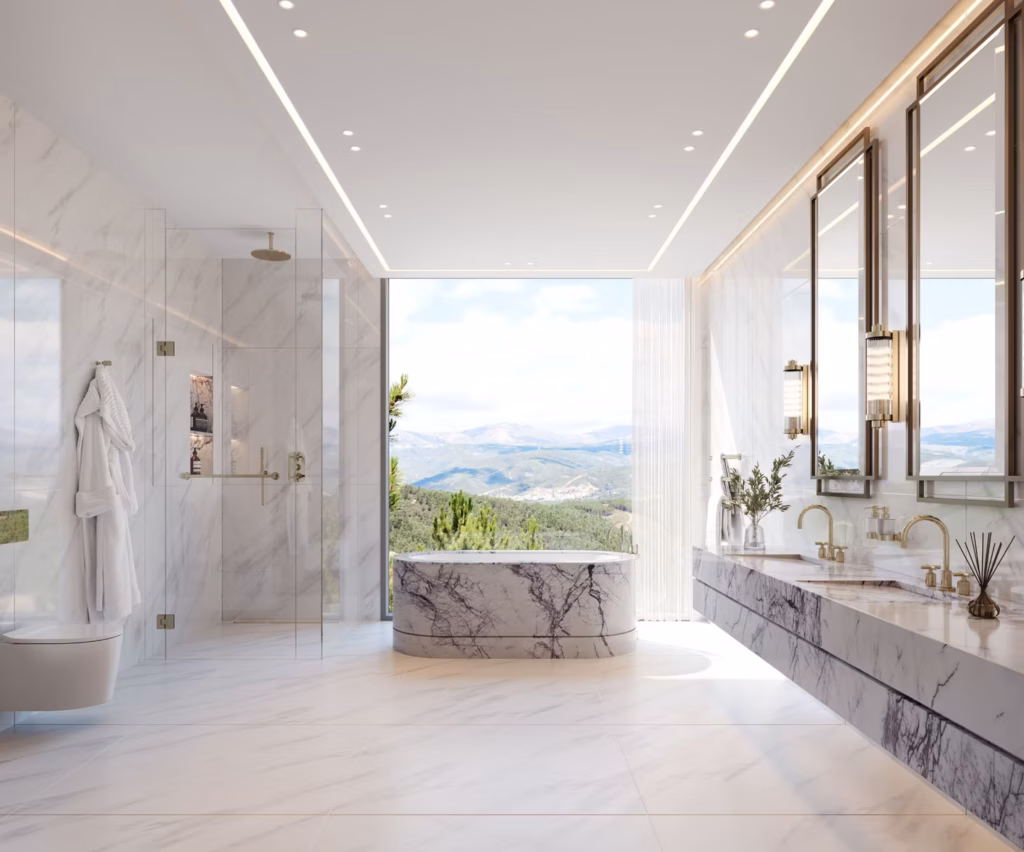 THG Paris Marble Bathroom