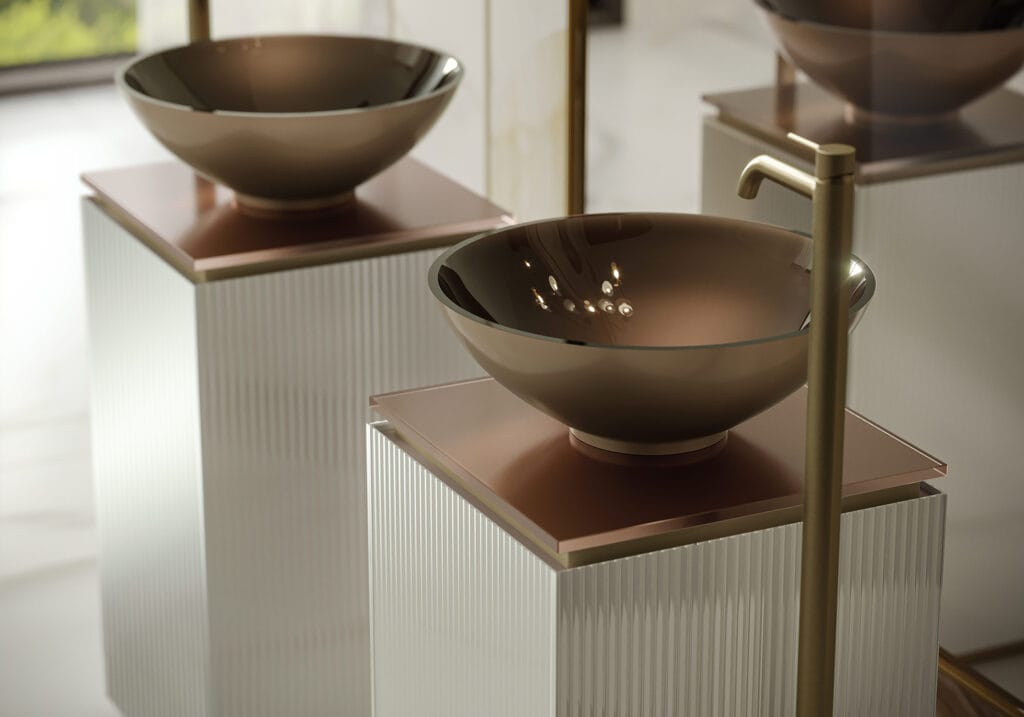 Artelinea Glass Basins