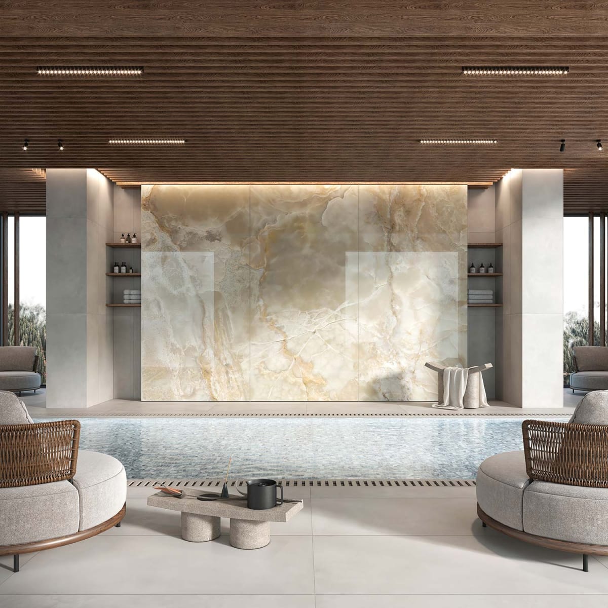 Glass Spa Panels