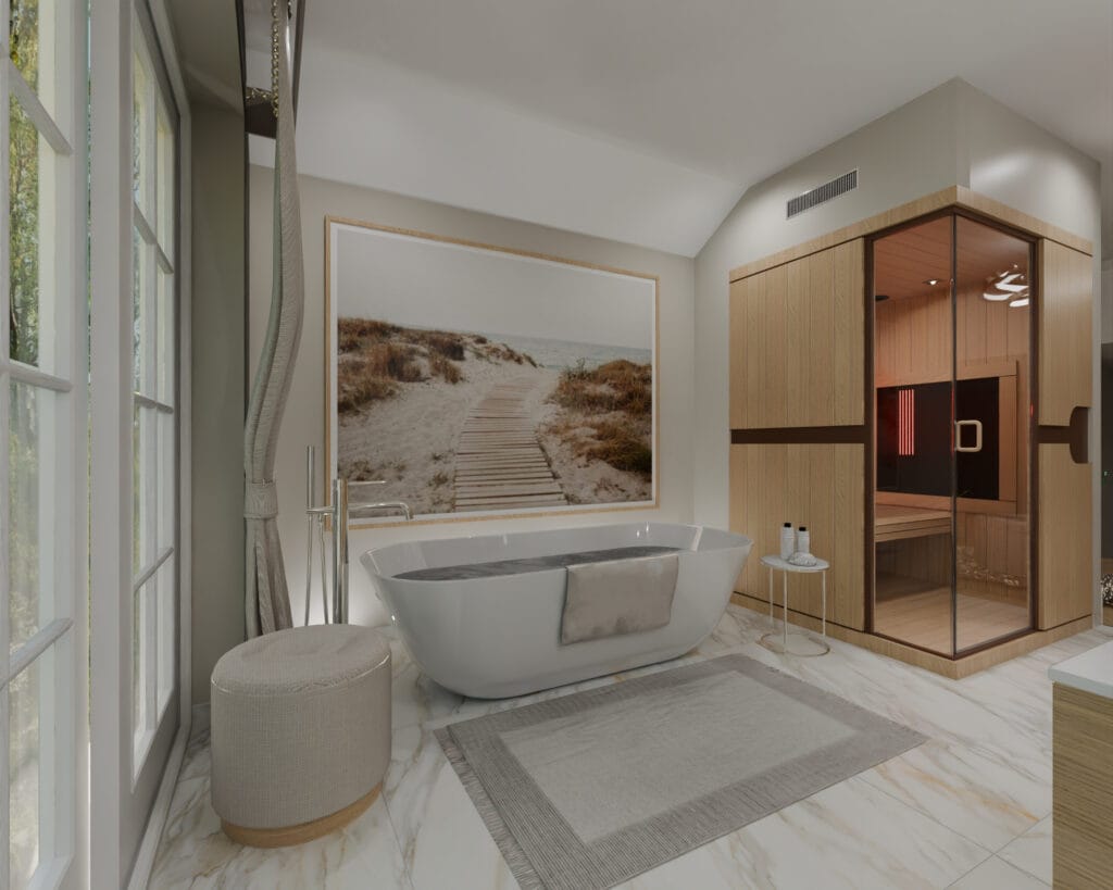 Sauna Design for Bathrooms